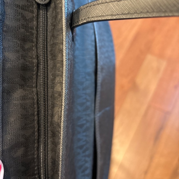 Michael Kors Nylon Leather Kempton Tote Shoulder Handbag - Picture 7 of 8